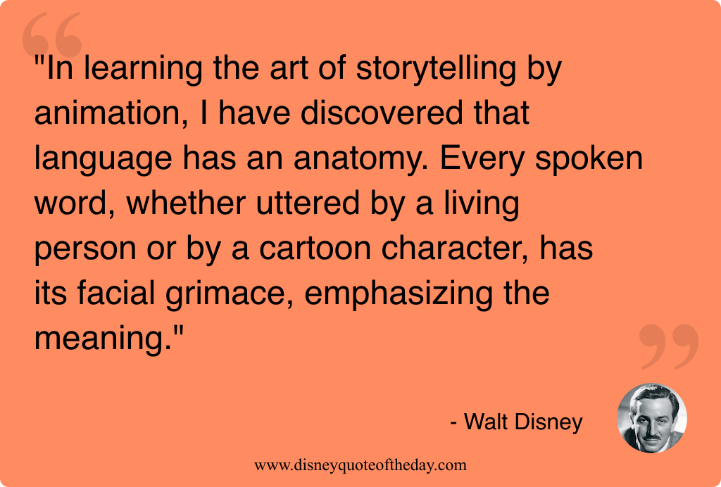 Quote by Walt Disney, "In learning the art of..."