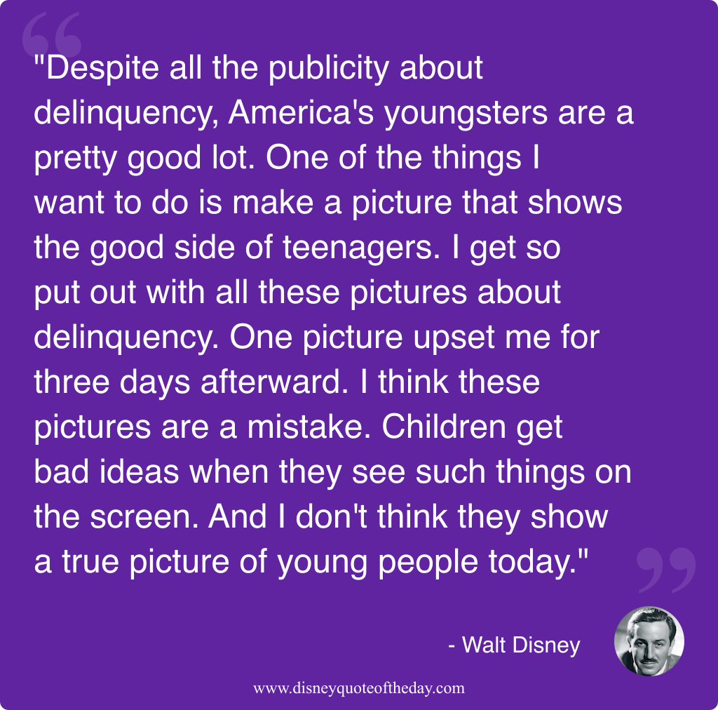 Quote by Walt Disney, "Despite all the publicity about..."